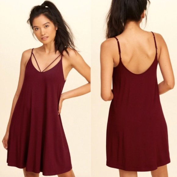 strappy swing dress